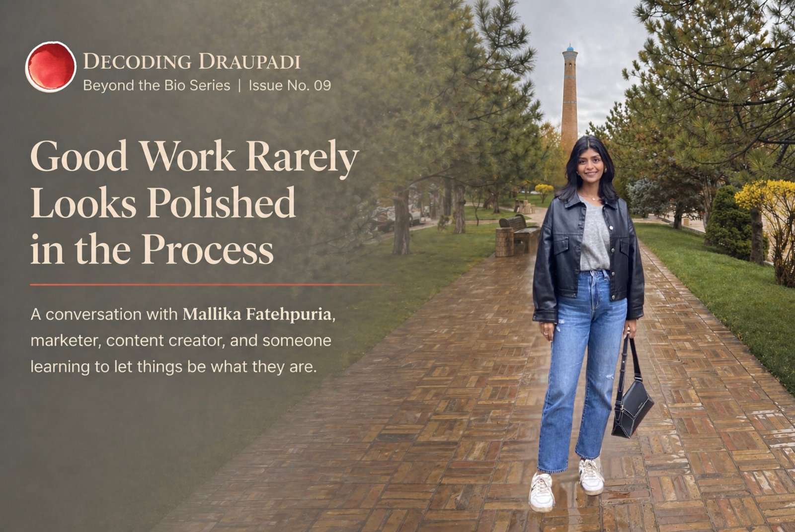 content marketing career India Mallika Fatehpuria Decoding Draupadi