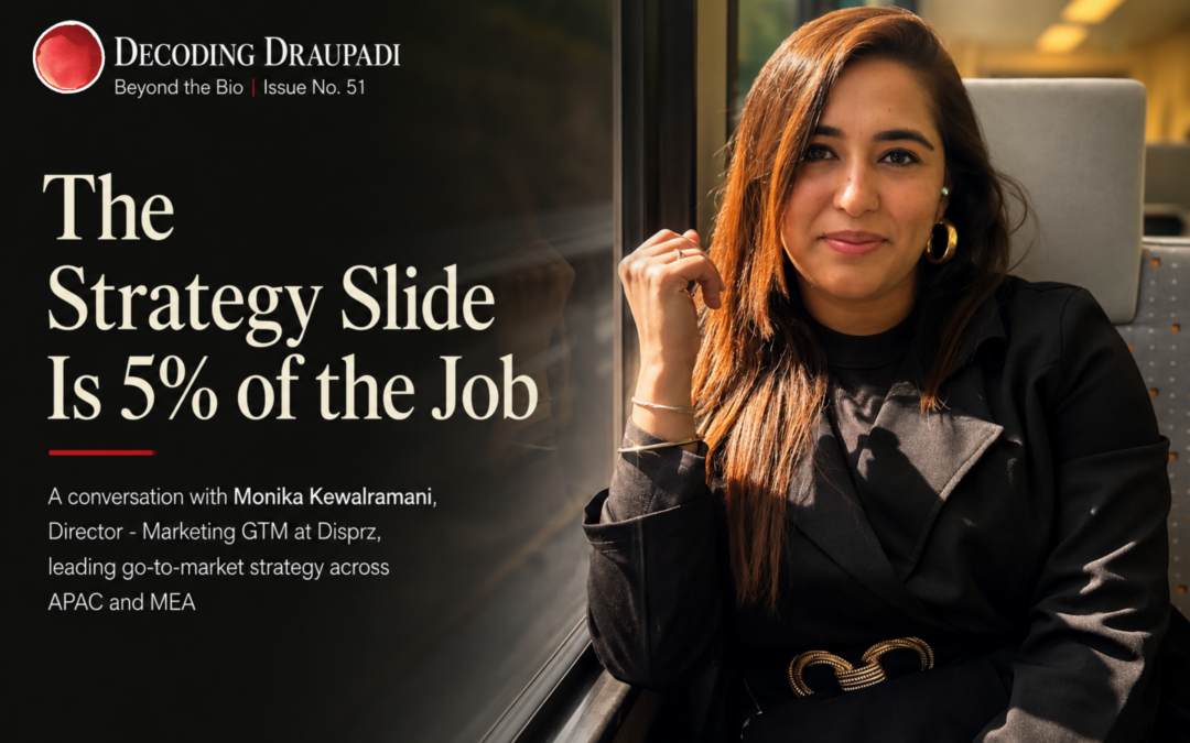 The Strategy Slide Is 5% of the Job I Decoding Draupadi