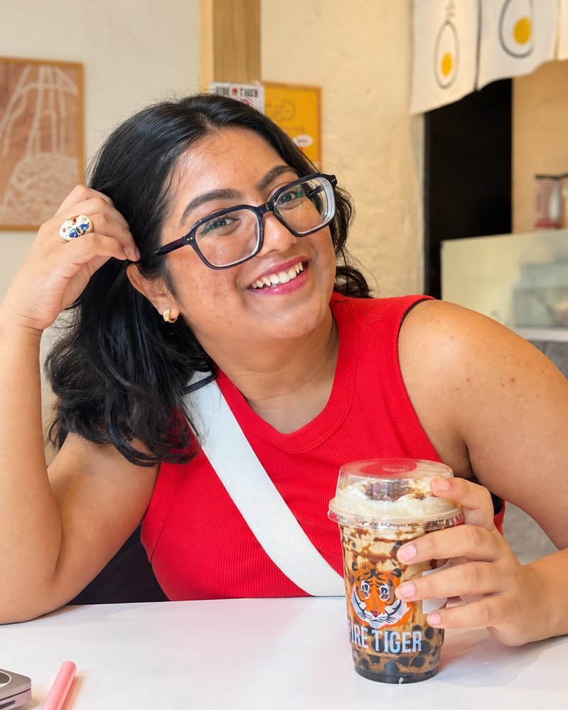 Anshika Kushwaha, host of the Decoding Draupadi Podcast